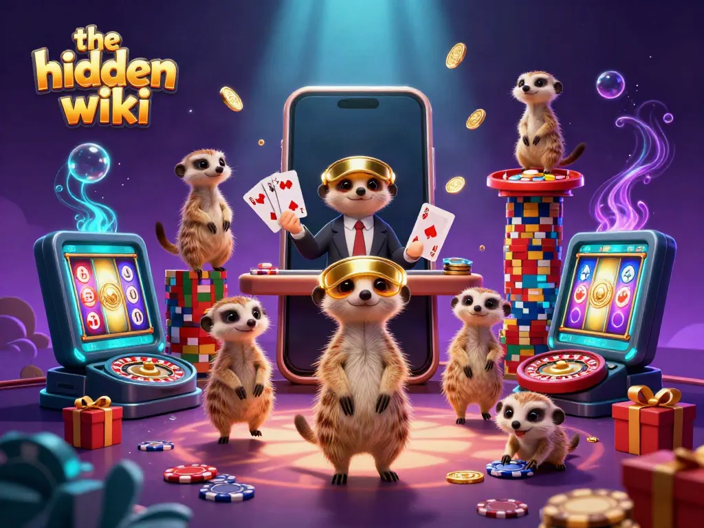 Experience the hidden wiki with meerkats running a vibrant casino operation full of excitement