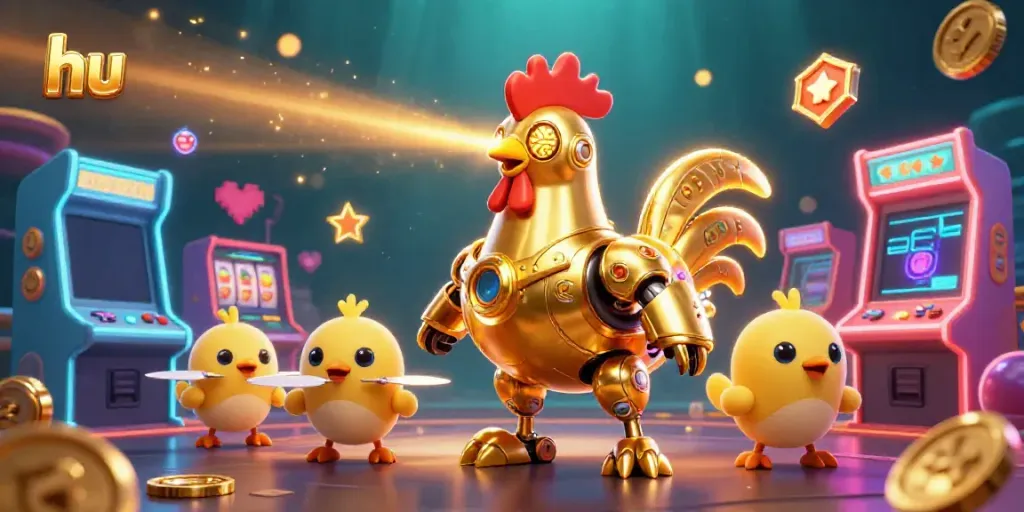 Engage with hu-themed casino gaming strategies with a vibrant futuristic scene.