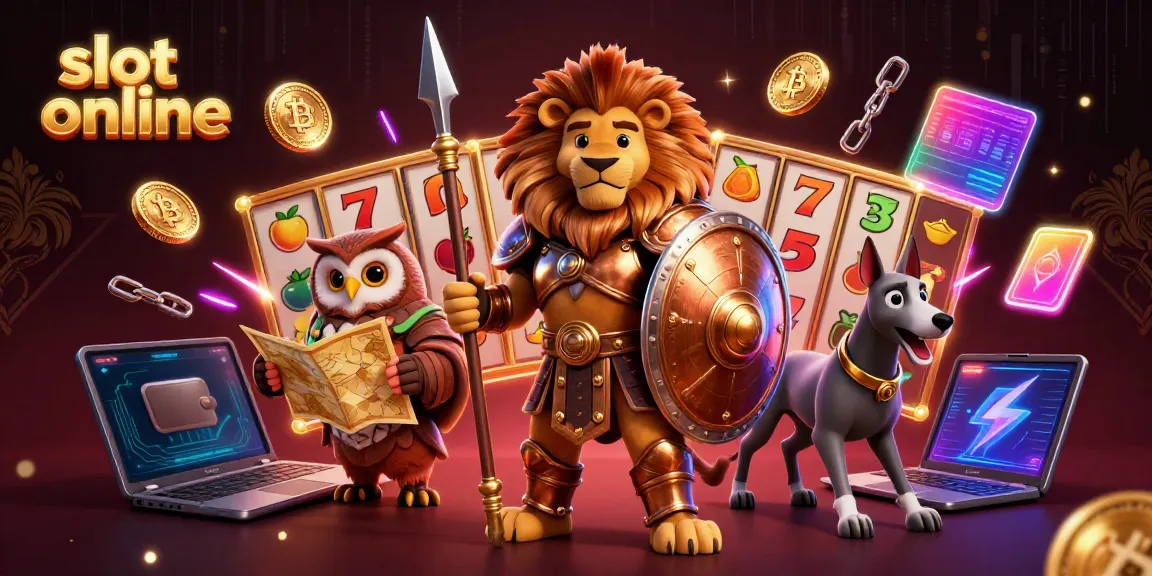 Spin to win with dynamic slot online action featuring a Spartan lion, tactical owl, and greyhound messenger.