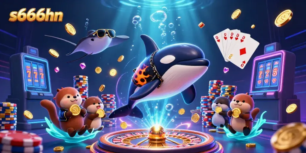 Spin for big wins at s666hn with dynamic casino characters and sparkling game elements!