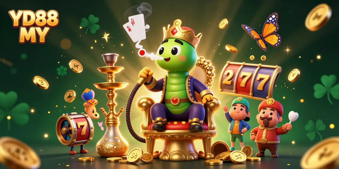 Engage with thrilling YD88 MY slots action in a vibrant, dynamic 3D casino scene.