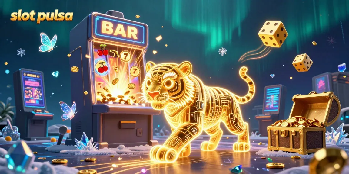 Slot pulsa mengundang keberuntungan saat bermain mesin slot digital yang meriah.