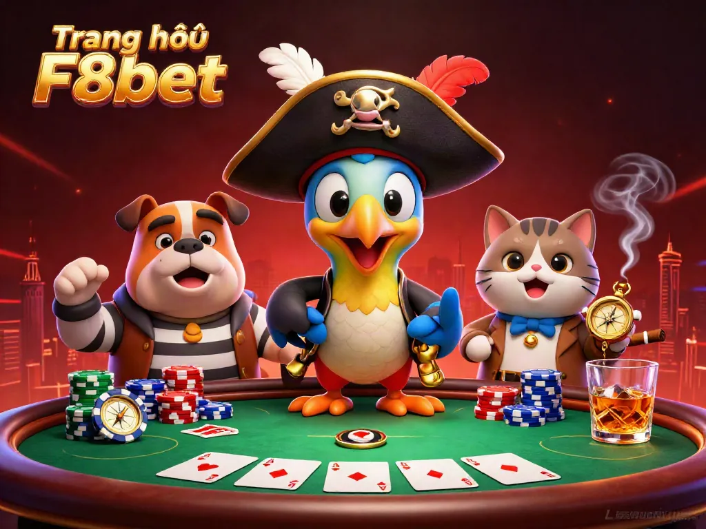 Engage in gameplay at Trang chủ F8bet, featuring vibrant casino elements and captivating characters.