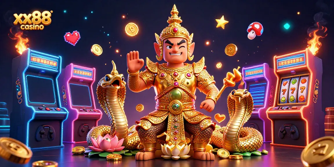 Engage with the vibrant world of xx88 casino featuring dynamic characters and arcade elements.
