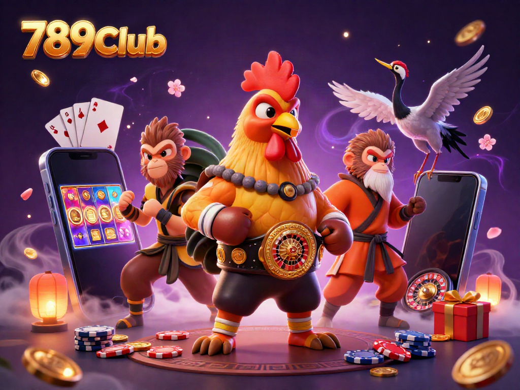 Engage with thrilling gaming experiences at 789Club featuring vibrant slot games and dynamic characters.