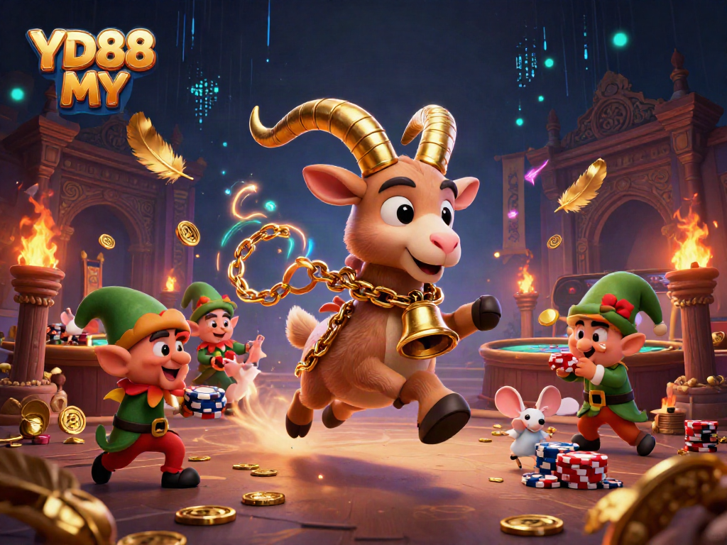 Engage in thrilling gameplay at YD88 MY with dynamic casino characters amidst rich gaming elements.