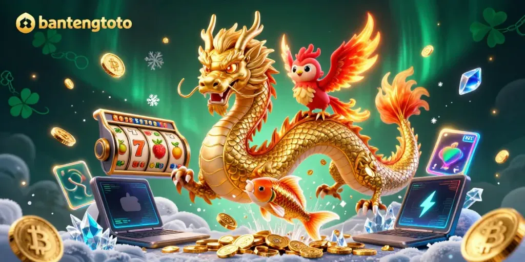 Experience thrilling action in bantengtoto with a fierce dragon and dazzling game elements.