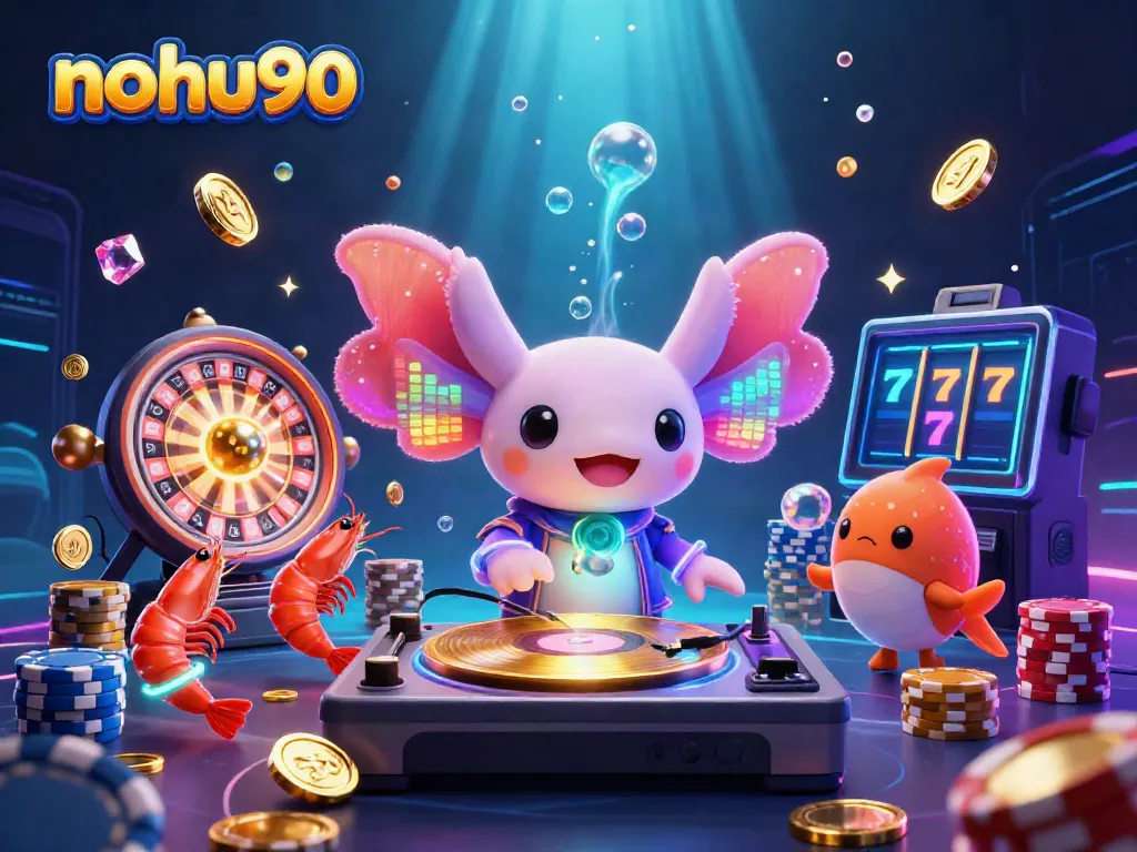 Experience unforgettable fun at nohu90 with a neon underwater casino scene full of excitement.
