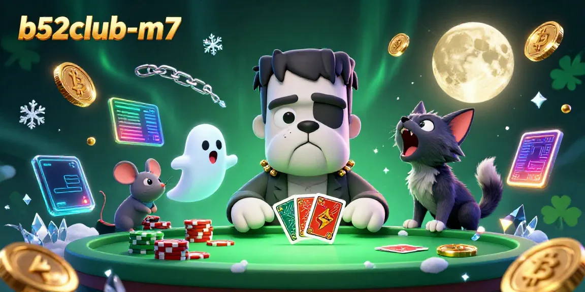 Experience exciting gaming fun at b52club-m7 with captivating characters at the card table.