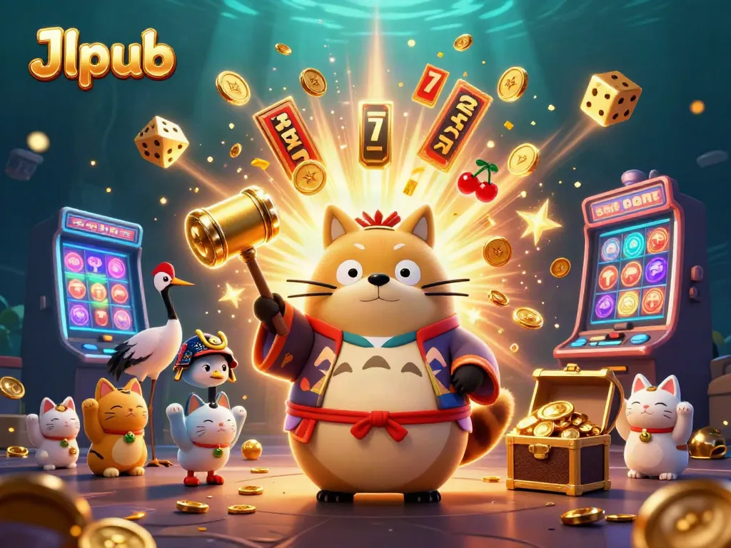 Experience the thrill of Jlpub with cheerful tanuki, lucky cats, and explosive jackpots!
